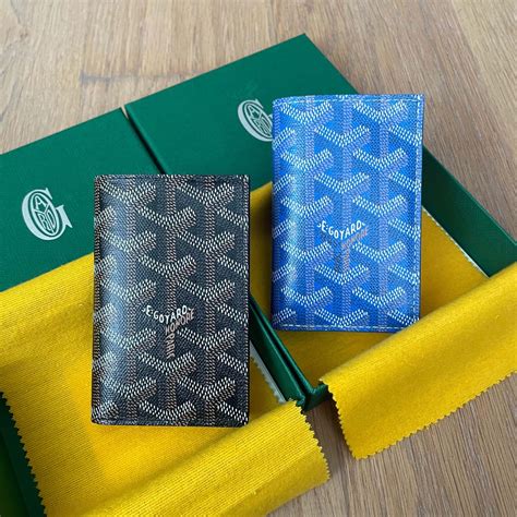 saint pierre goyard wallet|authentic goyard card holder.